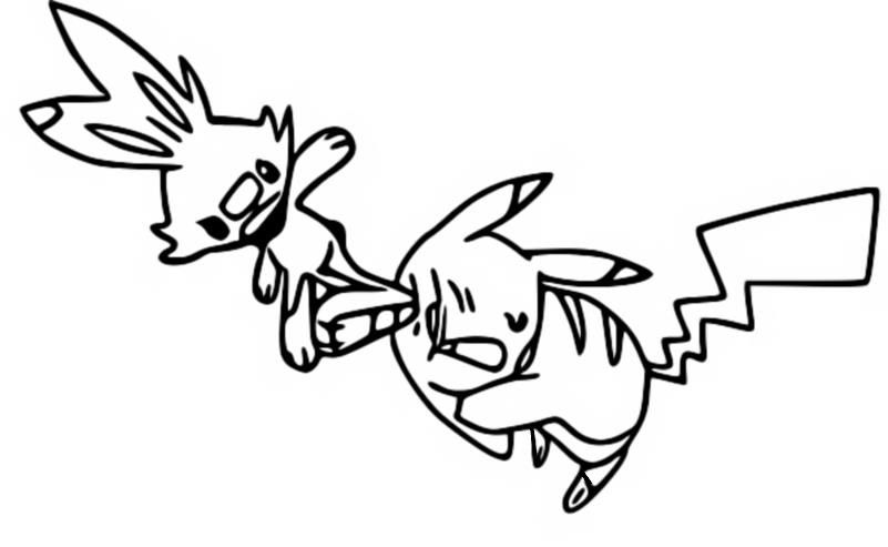 Scorbunny coloring pages printable pdf