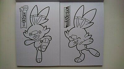 Pokemon coloring books pikachu scorbunny grookey sobble etcâset