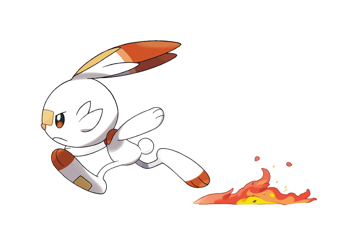 Scorbunny coloring pages printable pdf