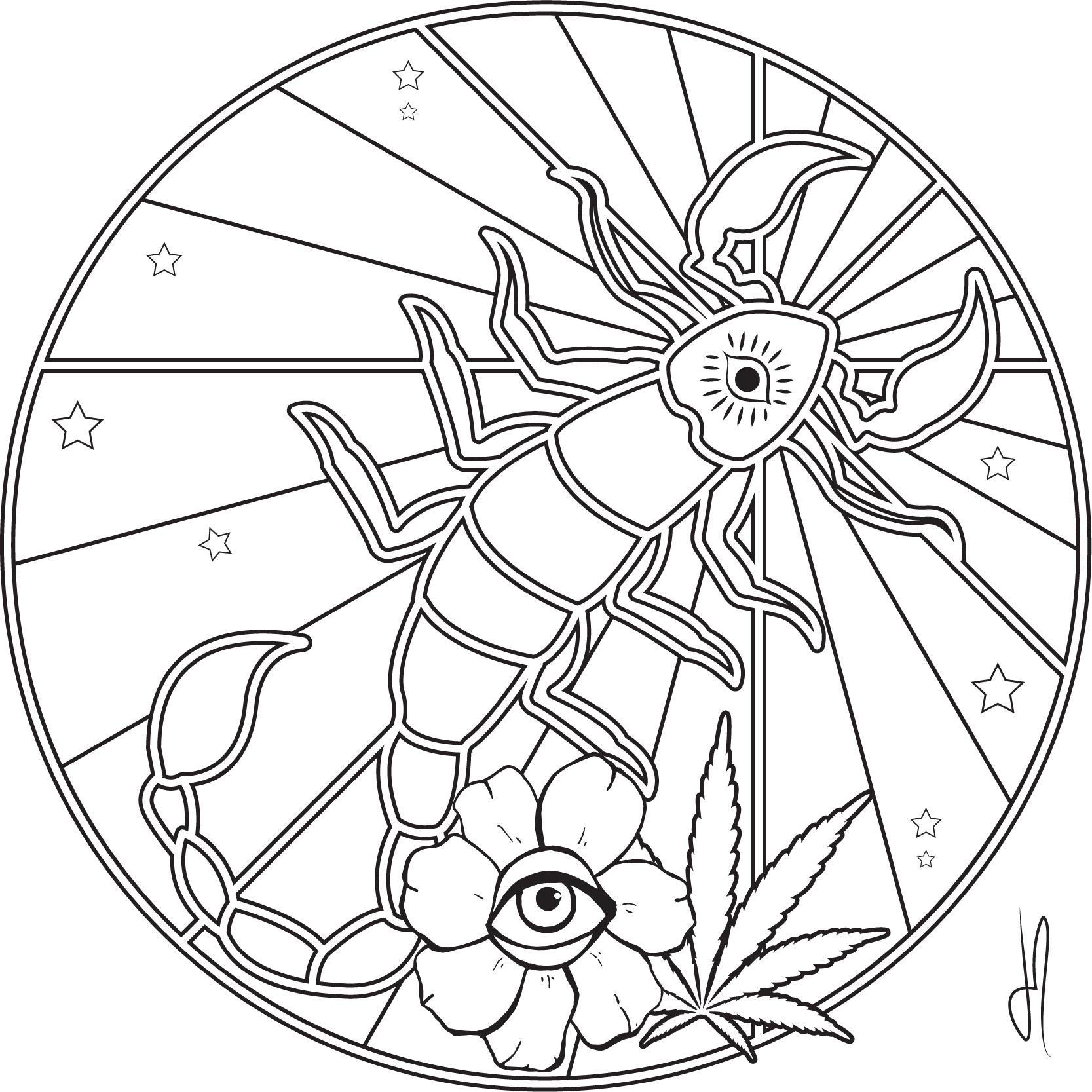 Zodiac coloring pages â ja