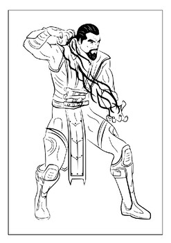 Unleash your creativity with printable mortal kombat coloring pages collection