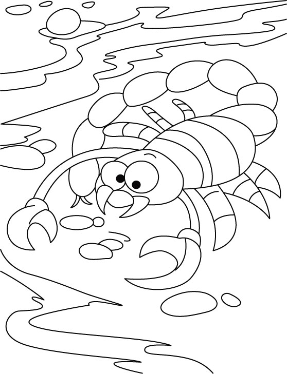 Thirsty scorpion coloring pages download free thirsty scorpion coloring pages for kids best coloring pages