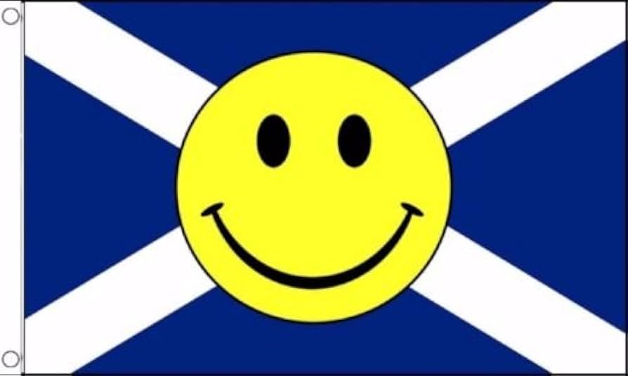 Flags limited scotland smiley face emoji flag x cm x cm