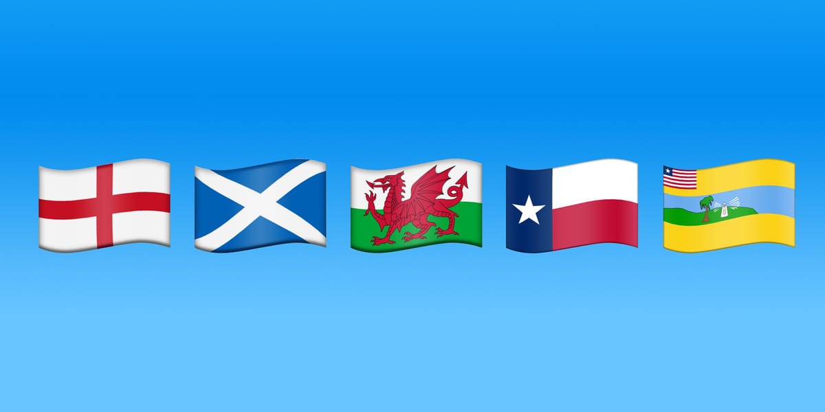 Regional flag support for unicode in