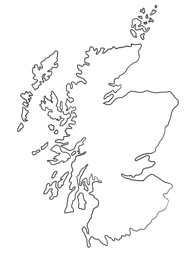 Scotland coloring pages