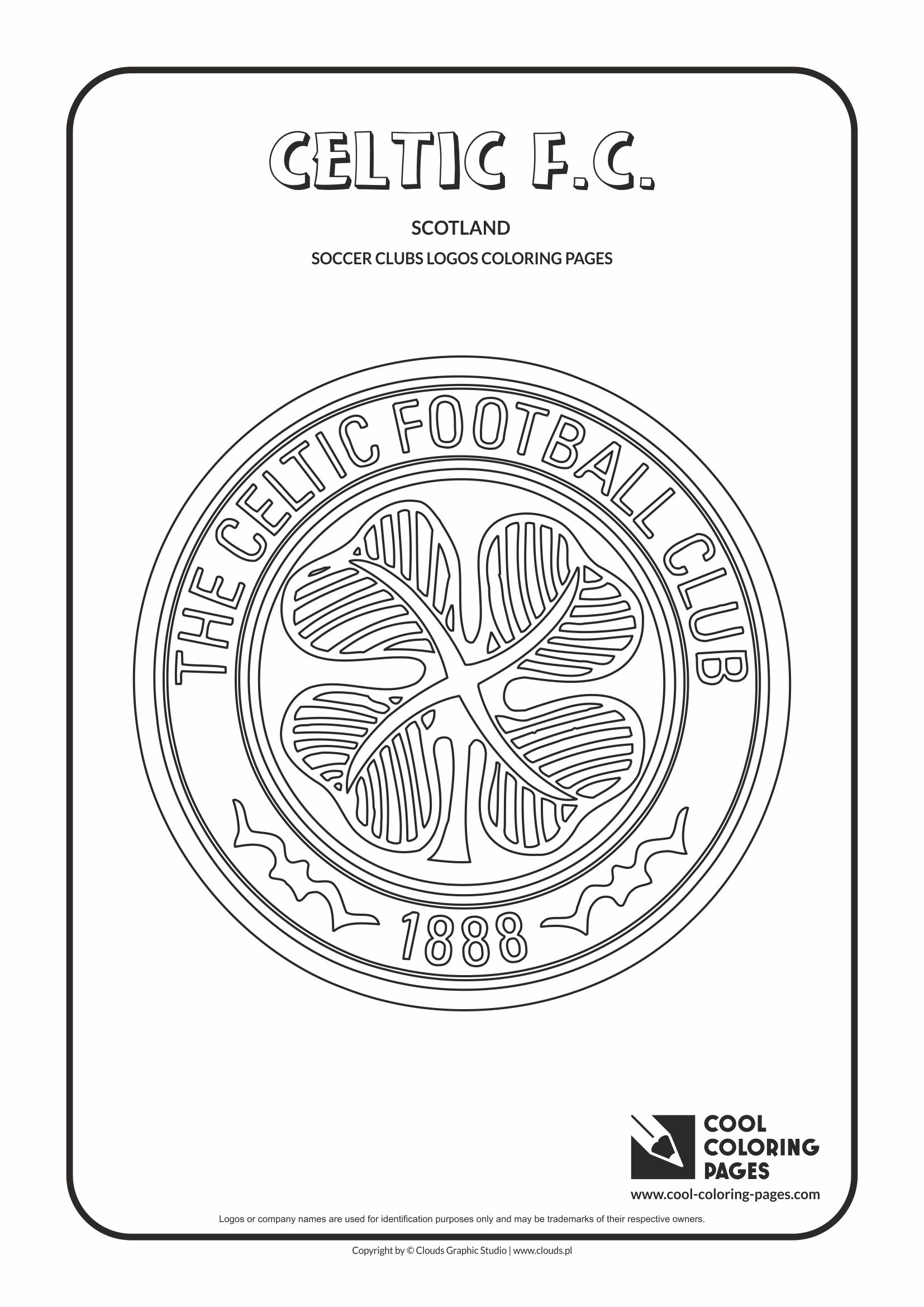 Cool coloring pages celtic fc logo coloring page