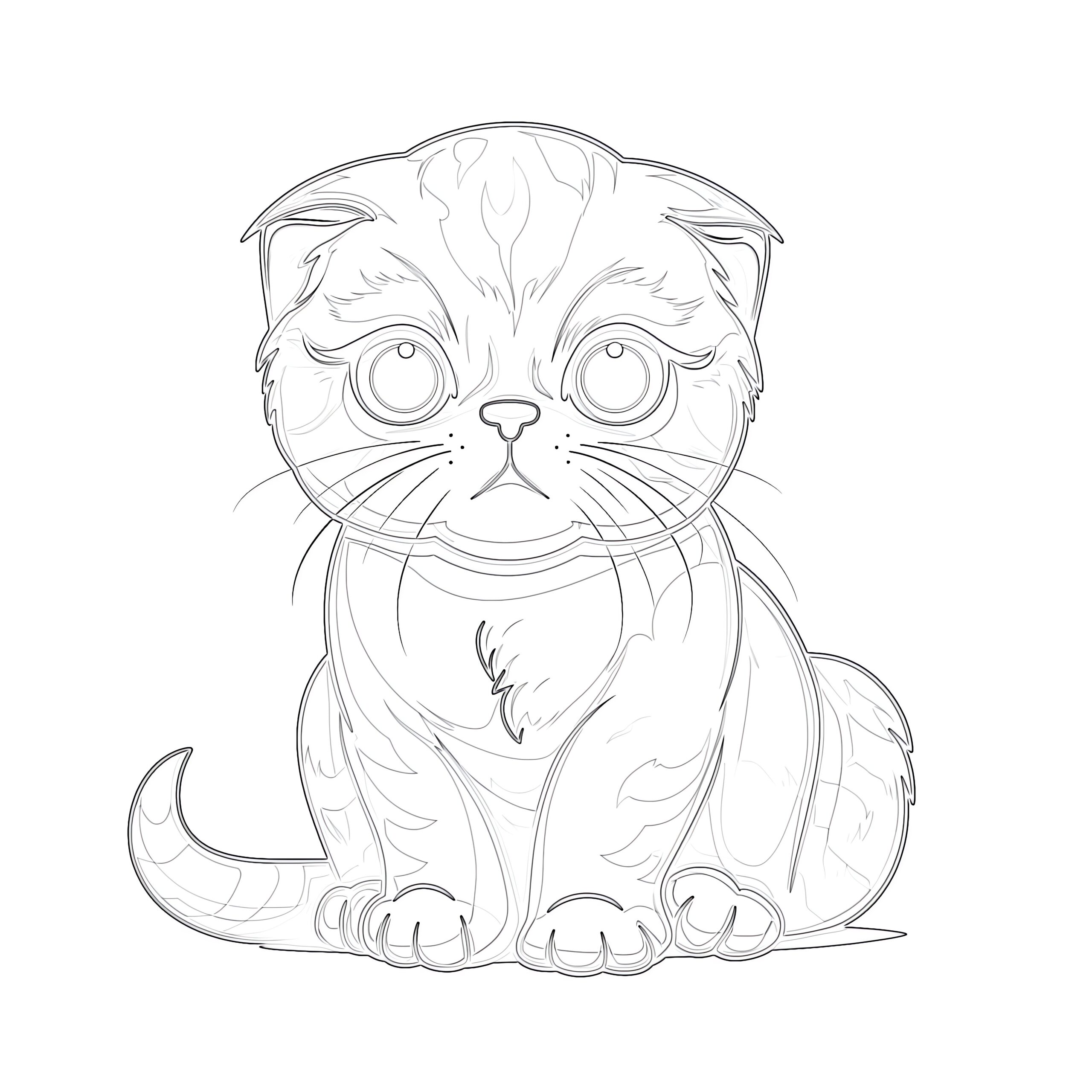 Free cat coloring page coloring pages mimi panda