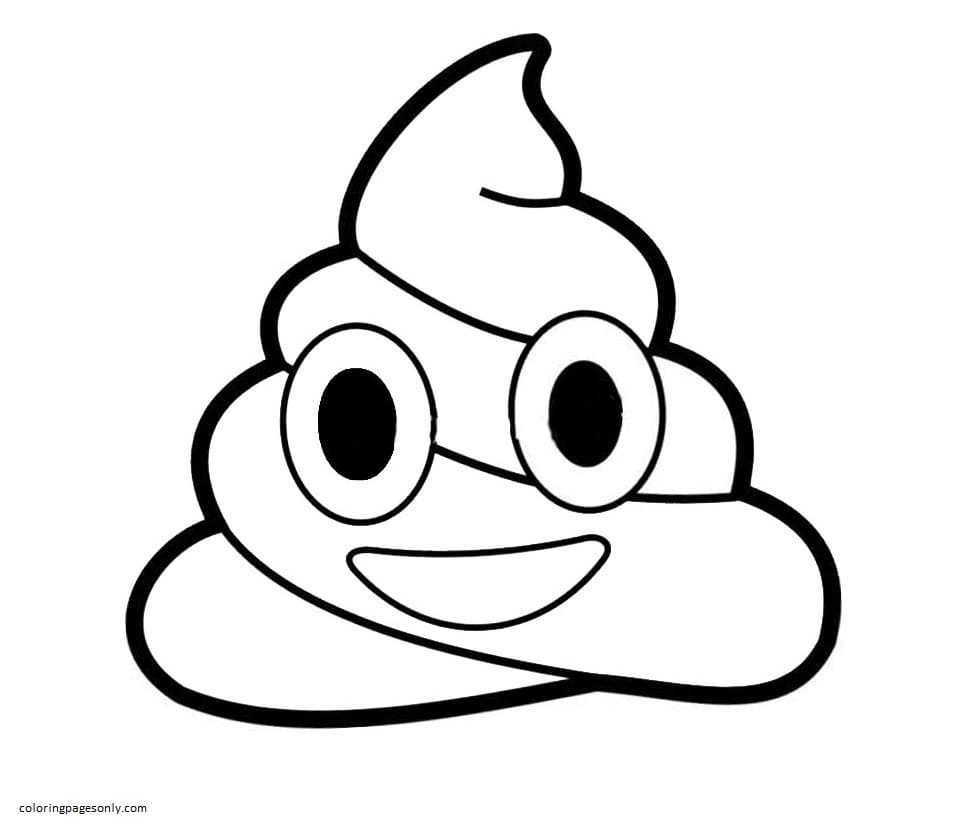 Emoji coloring pages