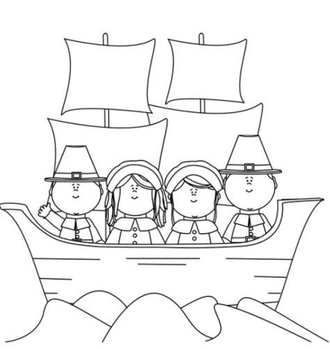 Free thanksgiving coloring pages