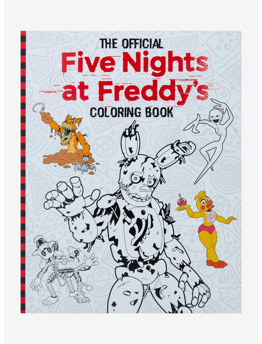 Five nights at freddys official coloring book hot topic