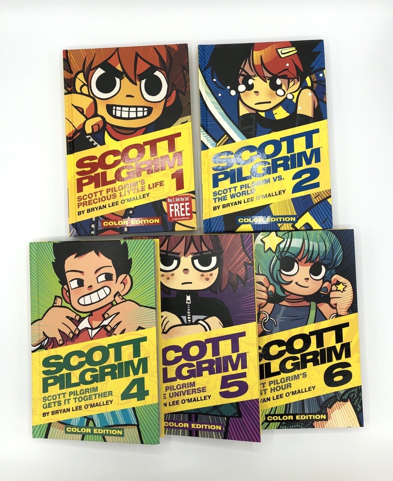 Scott pilgrim color edition hardcover vol by bryan lee omalley hc