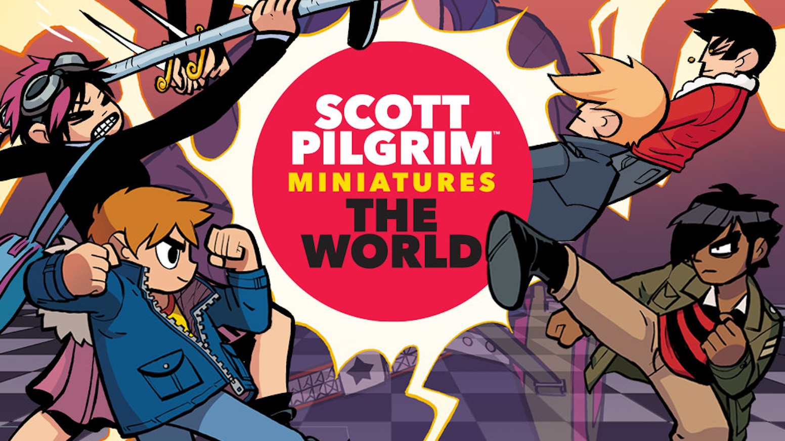 Scott pilgrim miniatures the world