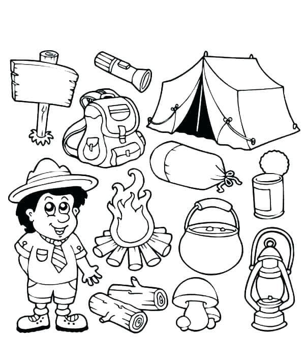 Cub scout coloring pages