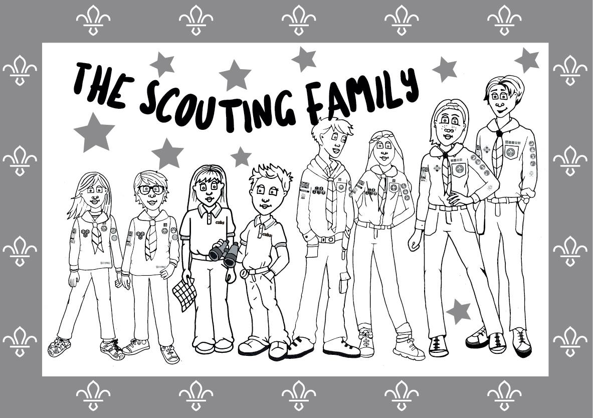 Scouty mindful colouring â th folkestone scout group