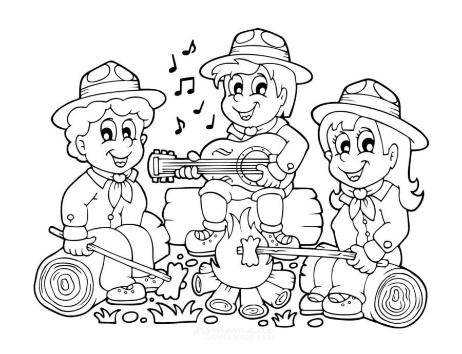 Cub scout coloring pages