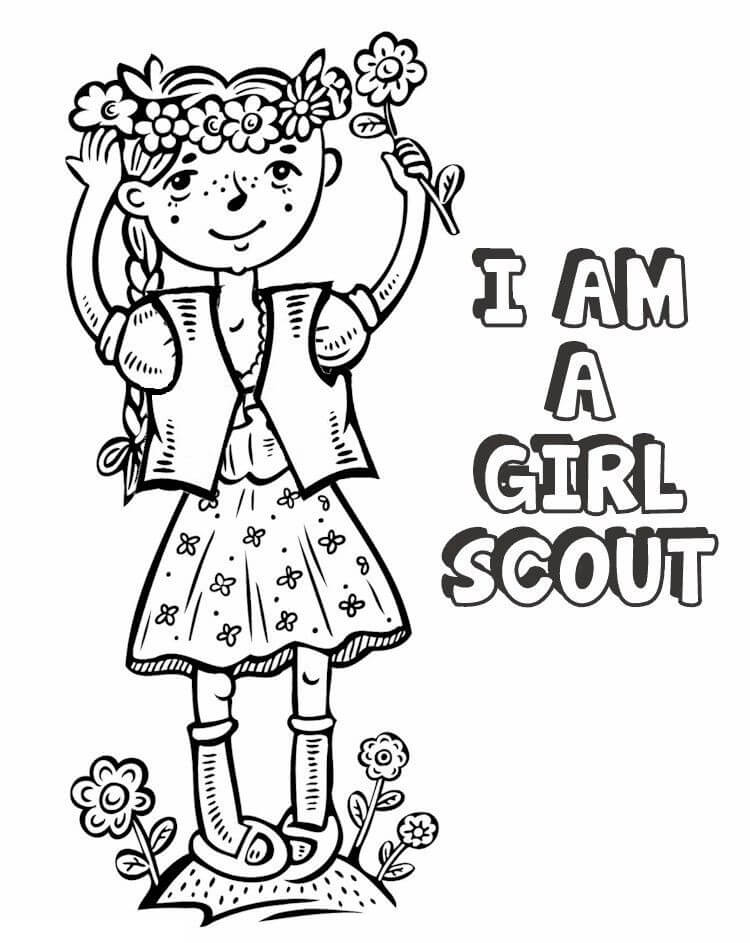 Girl scout malvorlagen