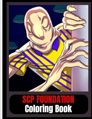 Scp foundation coloring book paperback edition with high