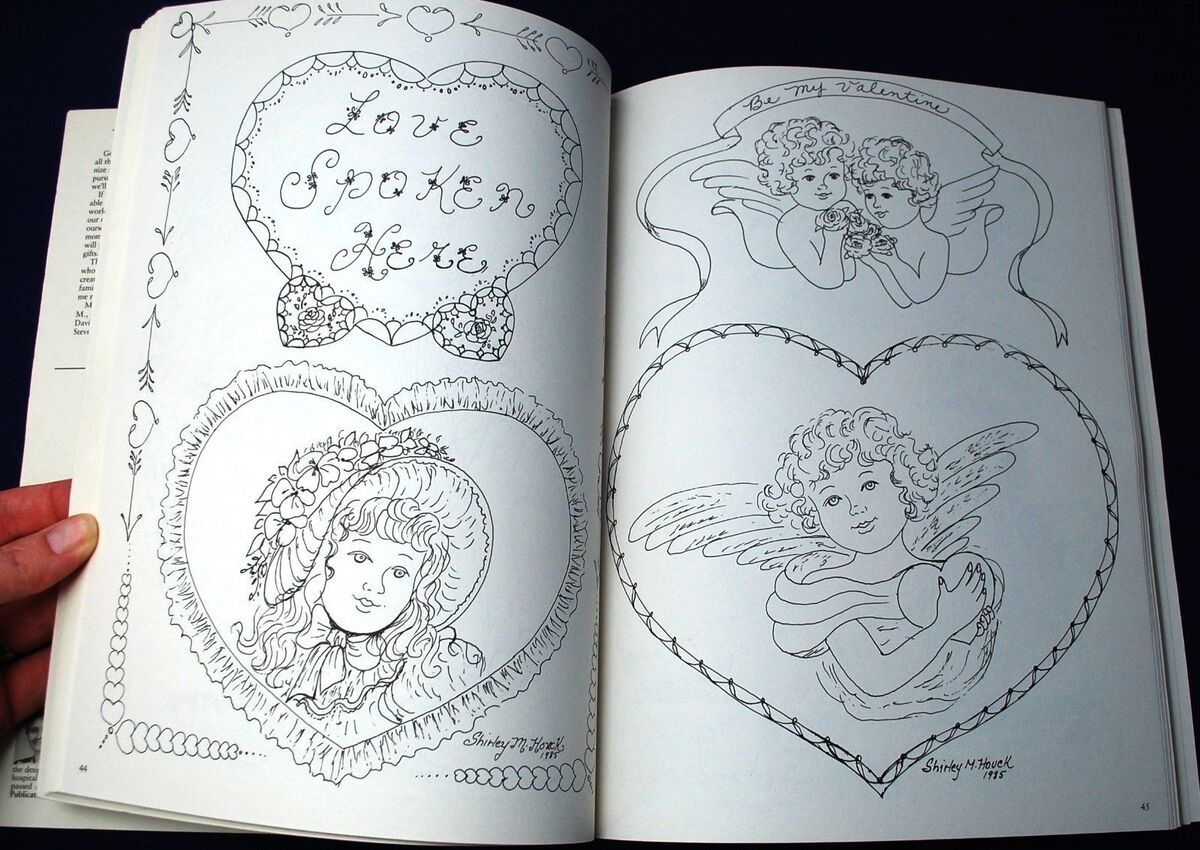 Folk art designs book vol holiday collection scrapbook ideas pattern vintage