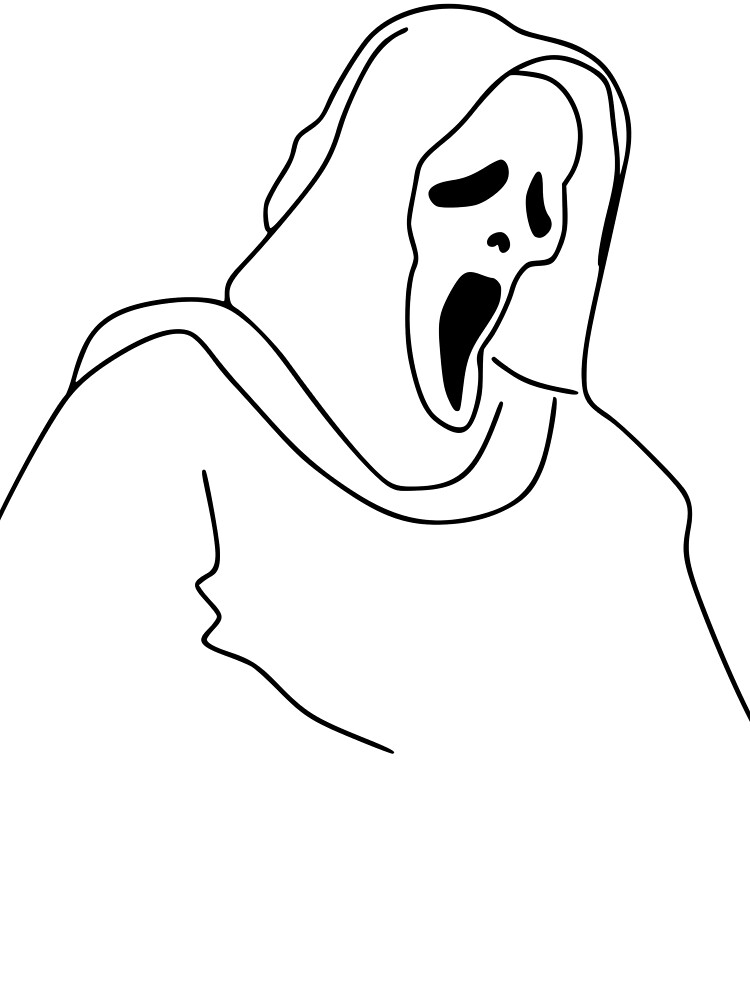 Ghostface from scream kids t