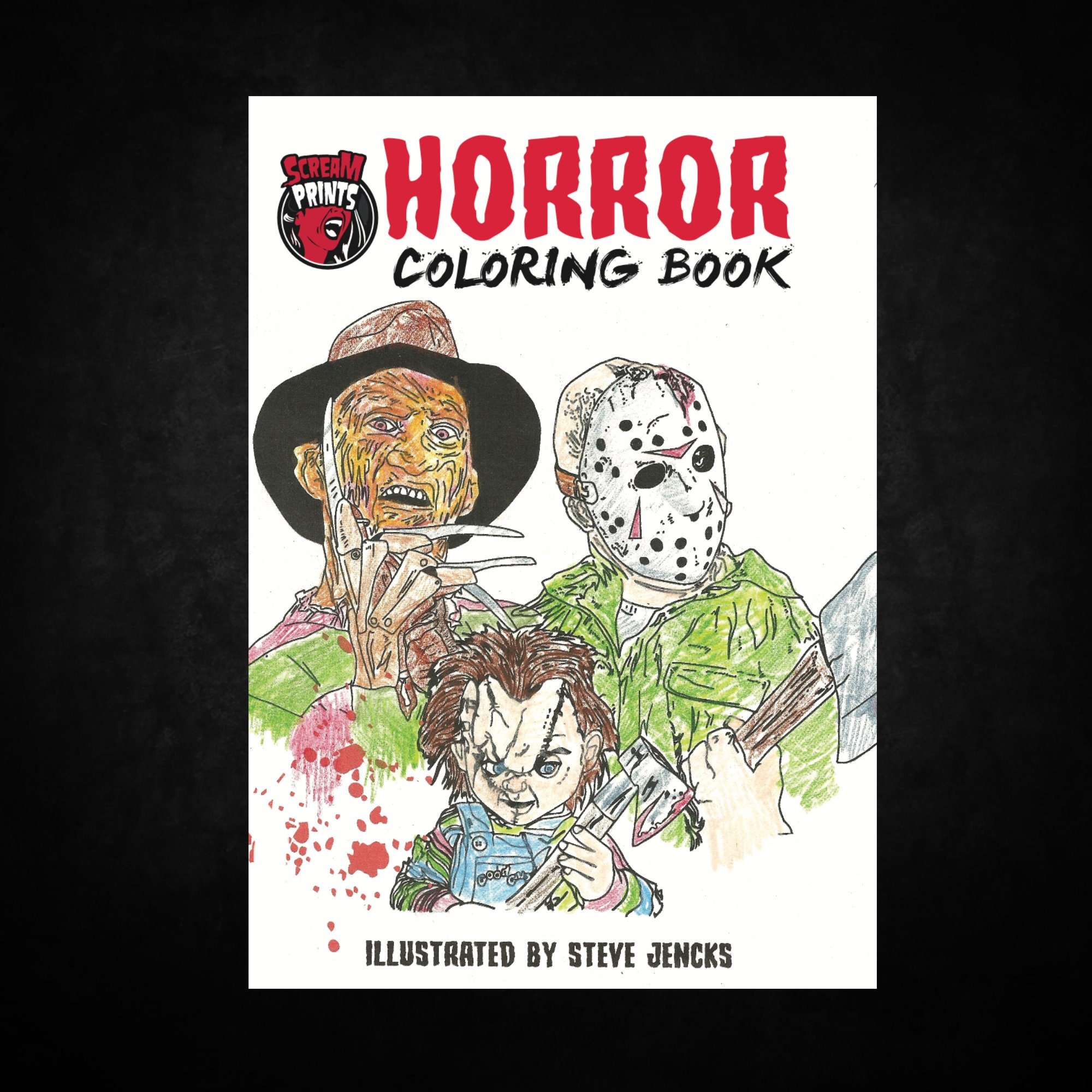 Horror coloring book volume