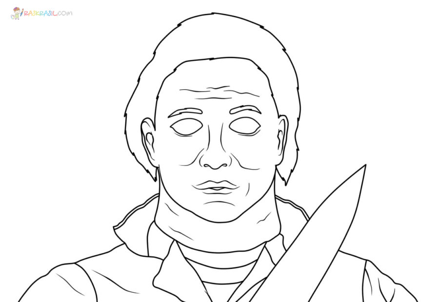 Horror movies coloring pages