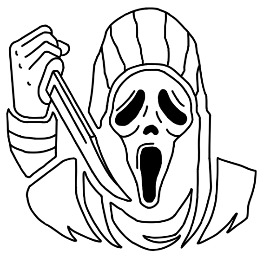 Ghost face tattoo sketch rdeadbydaylight