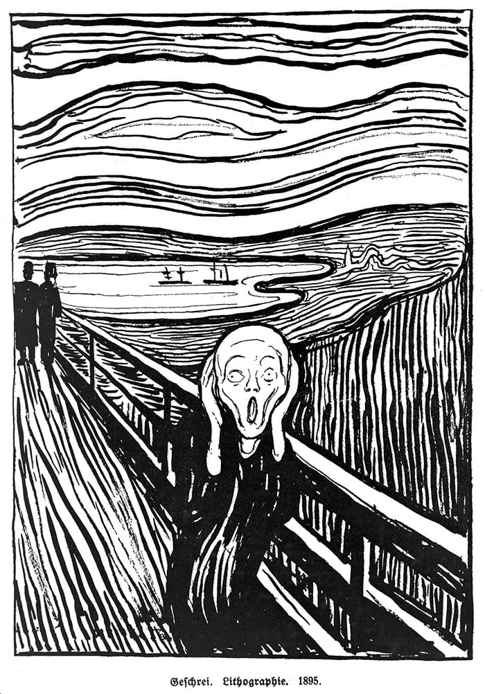 A closer look at the scream by edvard munch