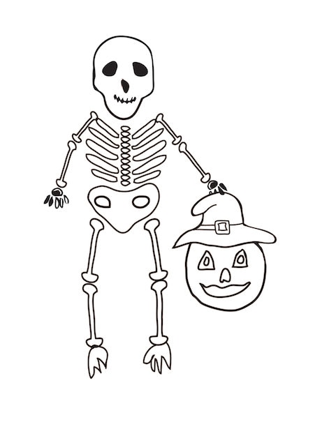 Scream coloring page