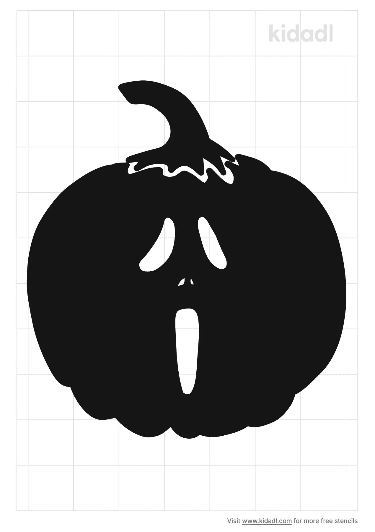 Free scream pumpkin stencil stencil printables