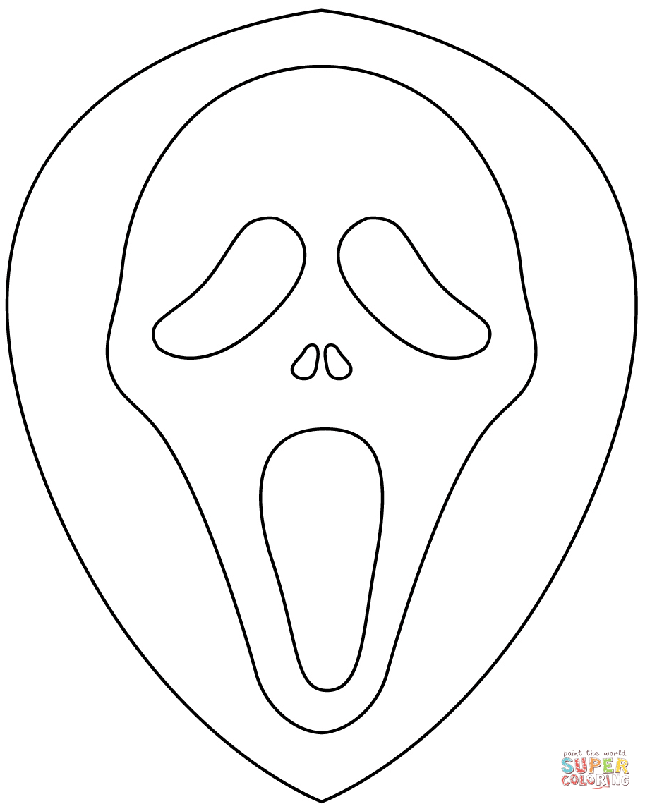 Screem coloring page free printable coloring pages