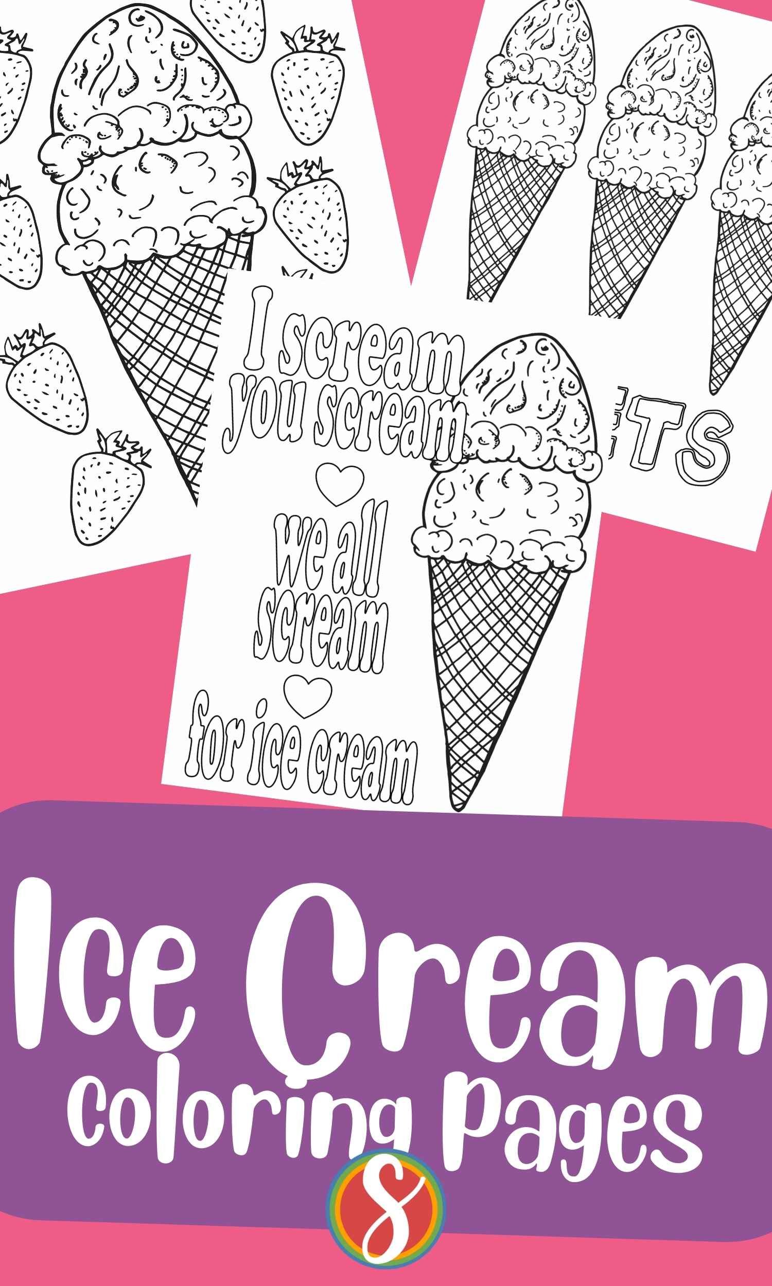 Free coloring pages ice cream â stevie doodles