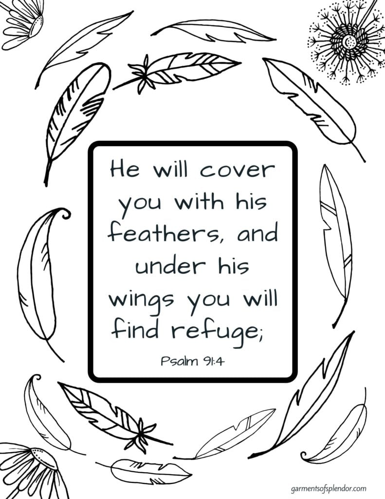 Free printable bible verse coloring pages