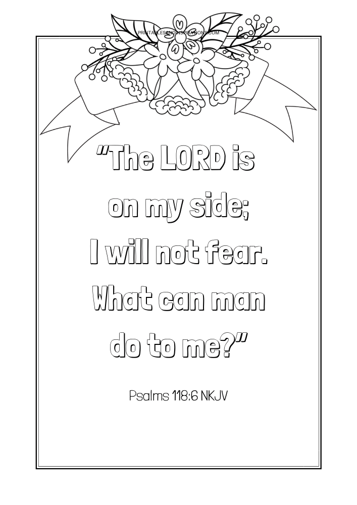 Free printable bible verse coloring book pages