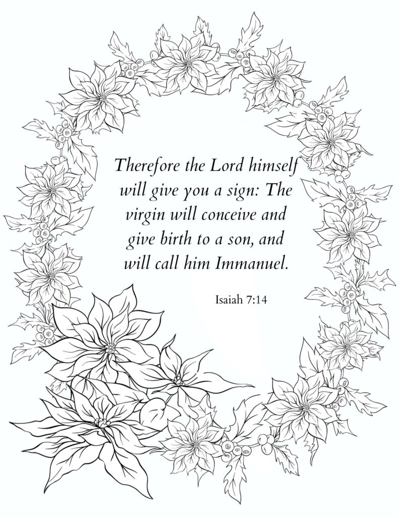 Free printable bible verse coloring pages