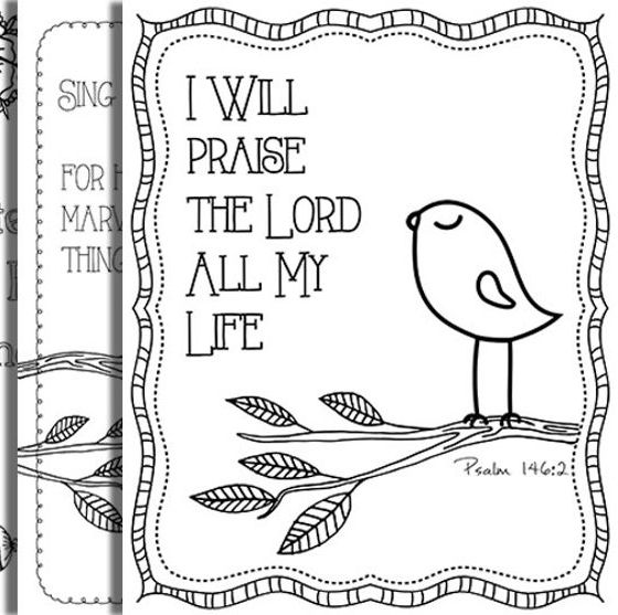 Bible verse coloring pages