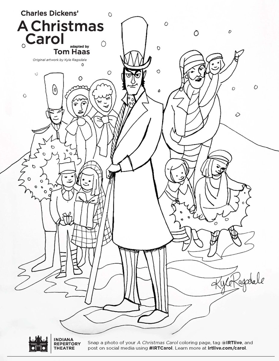 Irtlive on x only a few days left to enter our a christmas carol coloring contest for a chance to win a pair of tickets download the page here and then submit