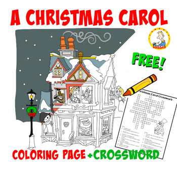 A christmas carol coloring book