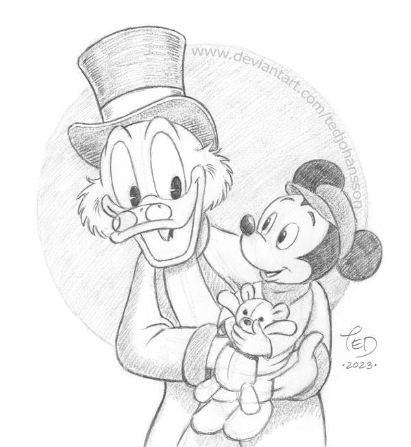 Mickeys christmas carol by tedjohansson on