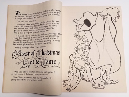 Find of the week rare scrooge and the ghosts of christmas story coloring book â gallery on main