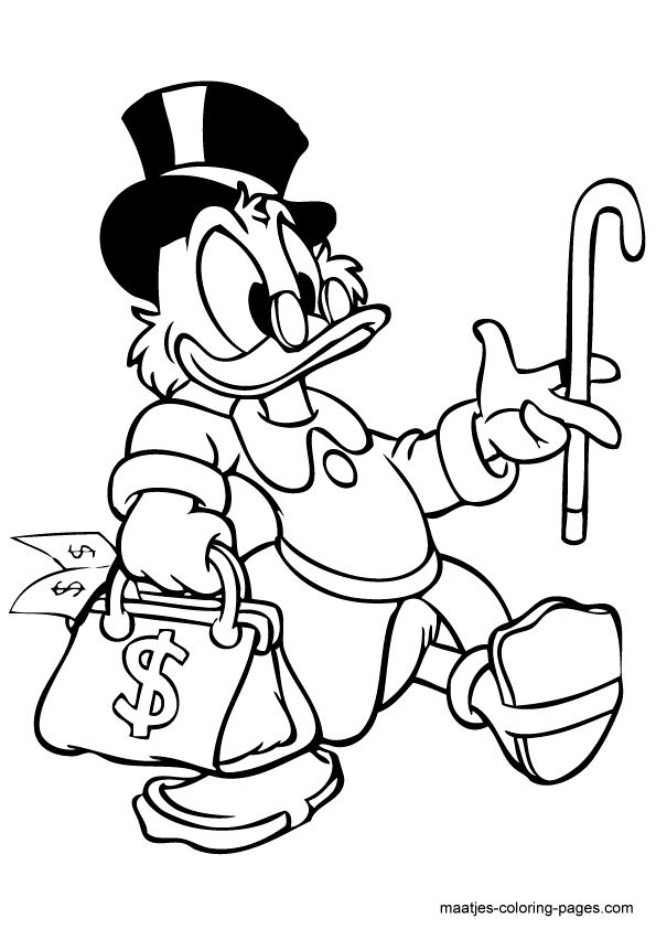 Image result for coloring page characters scrooge mcduck ð ðñðºñðñðºð ðñðñðñðµñ ððññð ðññðñ