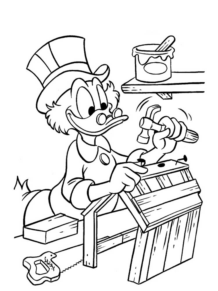 Ducktales coloring pages