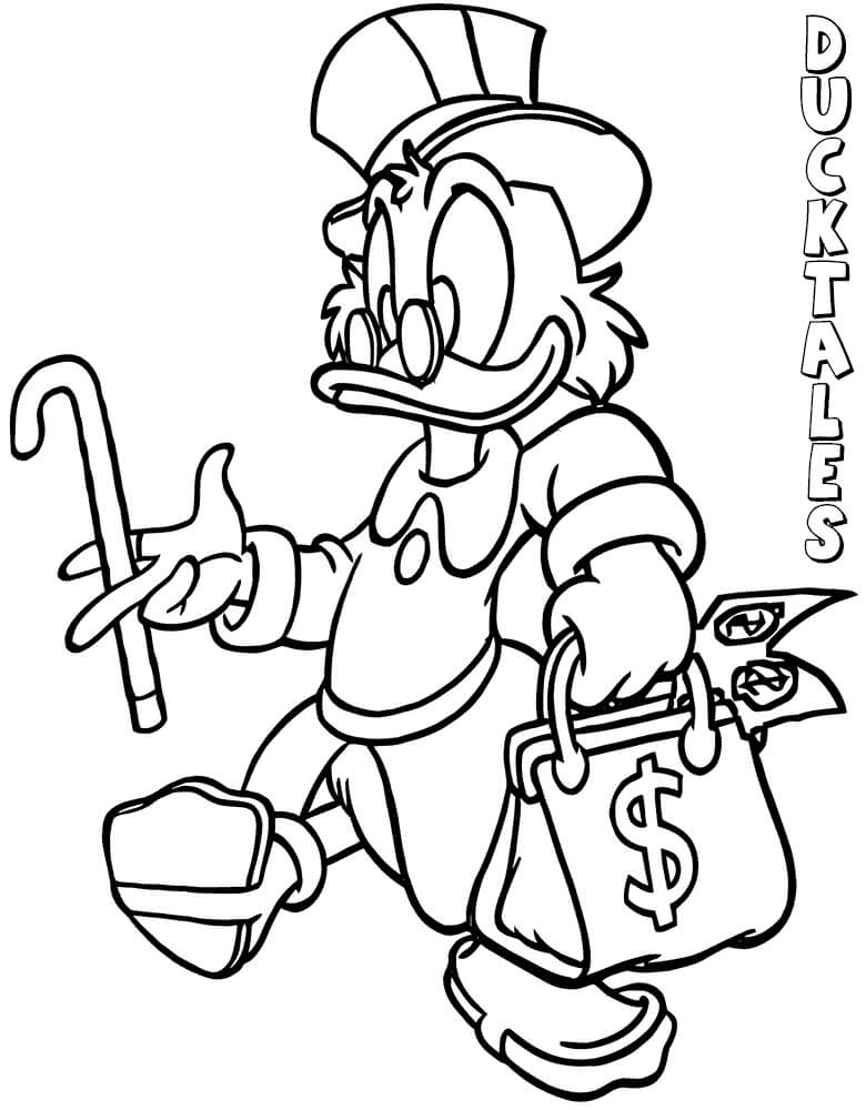 Ducktales coloring pages printable for free download