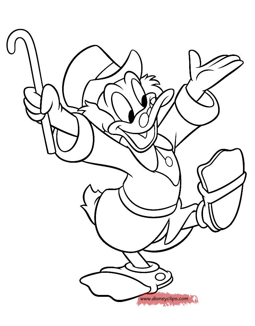 Ducktales coloring pages