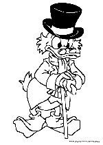 Scrooge mcduck coloring pages