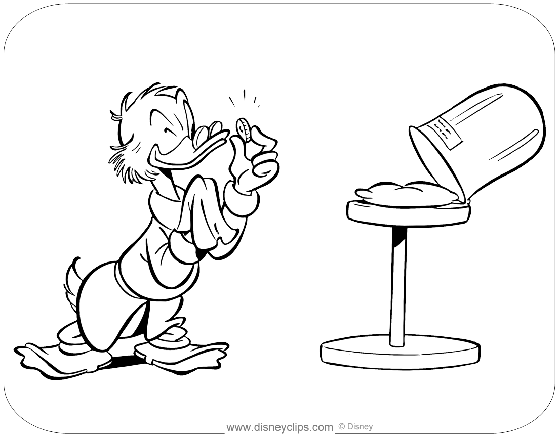 Ducktales coloring pages