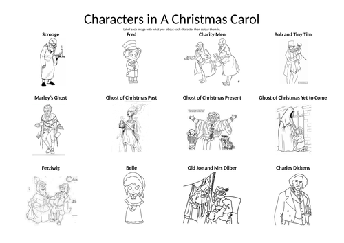 A christmas carol colouring in quotations teaching resources