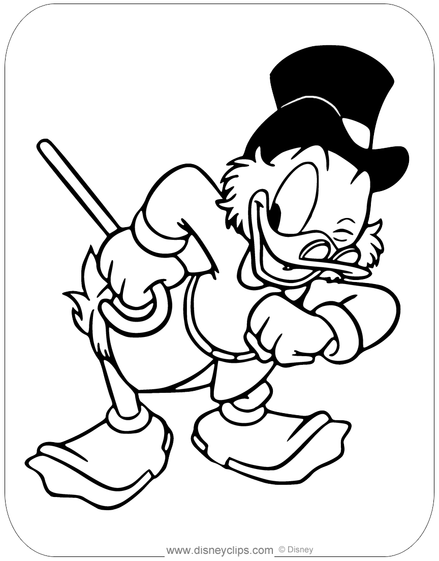 Ducktales coloring pages