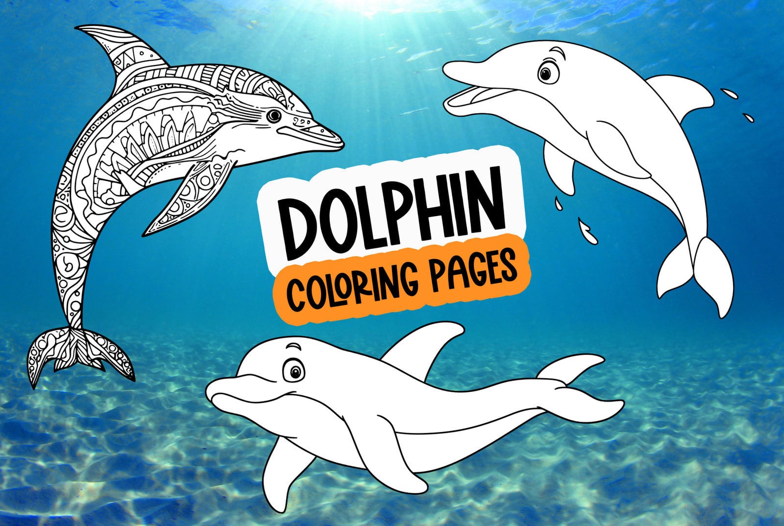 Printable dolphin coloring pages dive into a world of fun crafts learning activities at