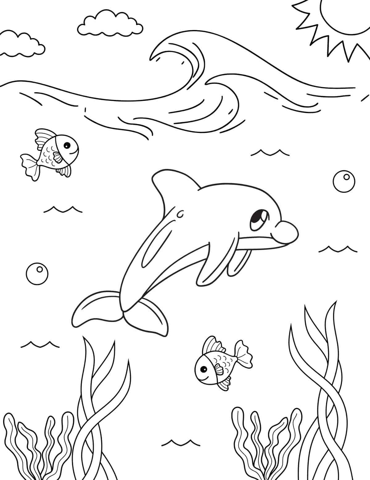 Free summer coloring pages for kids