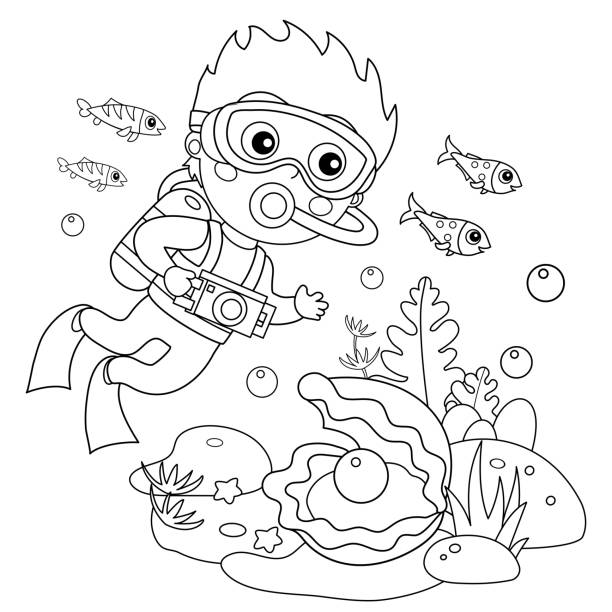 Kids coloring pages stock photos pictures royalty